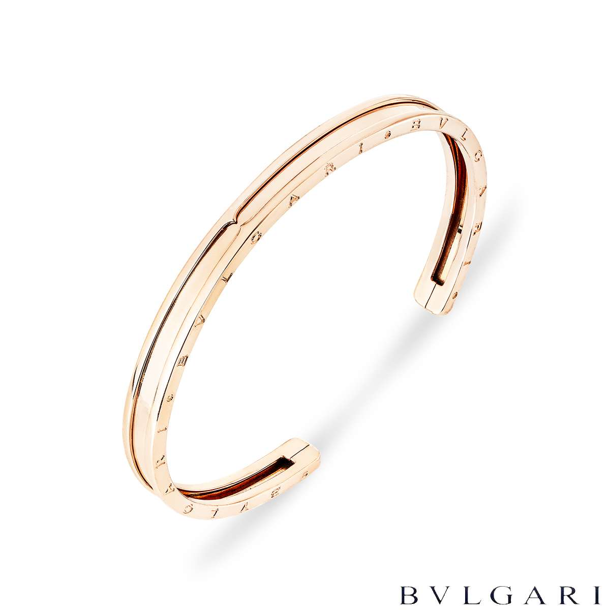 Bvlgari Rose Gold B.Zero1 Cuff Bracelet BR855437